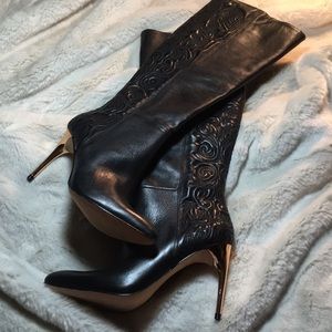 BCBG black high boots